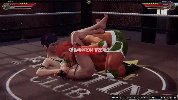 Xiao Lin VS Aine O'Rackie (Stripped Fighter 3D)