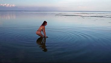 Bathing In River