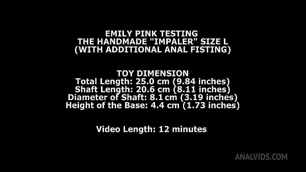Emily Pink Testing The Handmade Impaler Size L (With Additional Anal Full-hand Play) TWT164