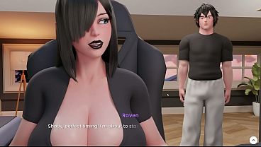 Huge Knocker Goth Honey Savors Intense Rough Fun 3D Animation - Mansion Days Part 15