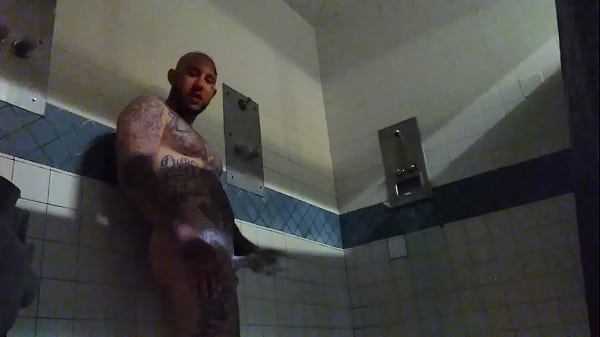 Prison Self-pleasure, Solo, Drenched, Load Shot, Huge Dick, White Dick, Tattoos, White