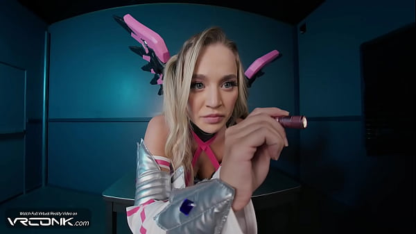 VR Conk: Light-haired Mercy Deeply Sucks And Stuffs Vigorous In Overwatch Cosplay Parody