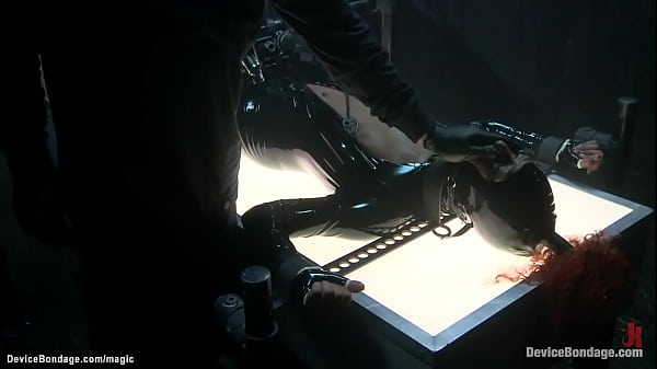 Ebony Ass Hooked On Device Rope Play