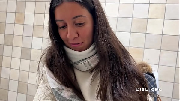 True Porn Casting In A Public Toilet Of A Shopping Mall