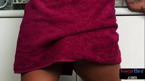 Twisted British Peeping Watching Docile Boyfriend Stroke