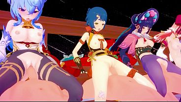 Genshin Impact - Ultimate Sex Party Sex 3d