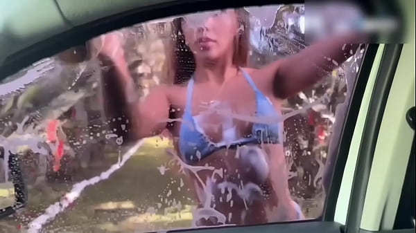 Stunning Car Wash Gal Gets Plowed By One Of Her Clients!