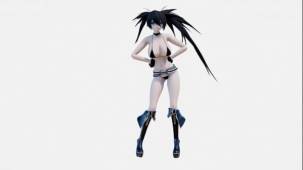 Black Rock Shooter And Her Sibling Do The Helltaker Dance In Sensual Underwear