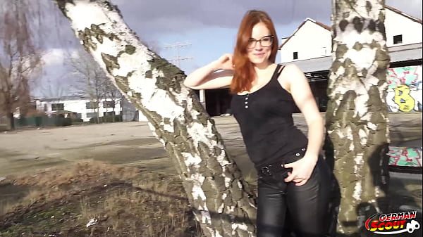 GERMAN SCOUT - Glasses Ginger Redheadh MOMMY Mona Einhorny First Experience Porn At Intense Casting