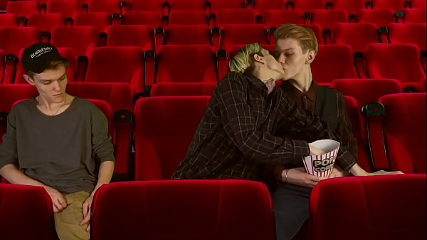 Сinema Hall. 3some. 2 Tops 1 Bottom