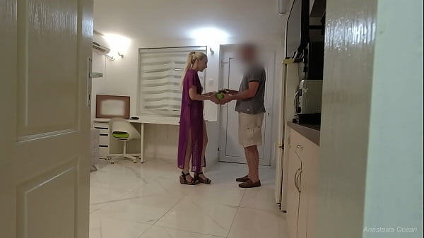 Lovely Delivery Fella Came Back With Flowers And I Gave Him A Fellatio.