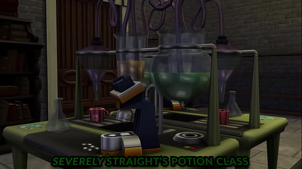 Severely Straight's Potion Class - Gobbywarts//School Of Sexcraft And Wickedry//SIMS 4//Harry Potter Rule 34 Porn