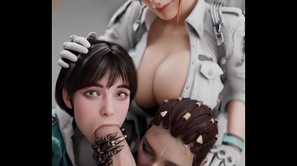 Hailey, Valby And Sharen Hand An Incredible Oral And Finish On Their Faces | The First Descendant