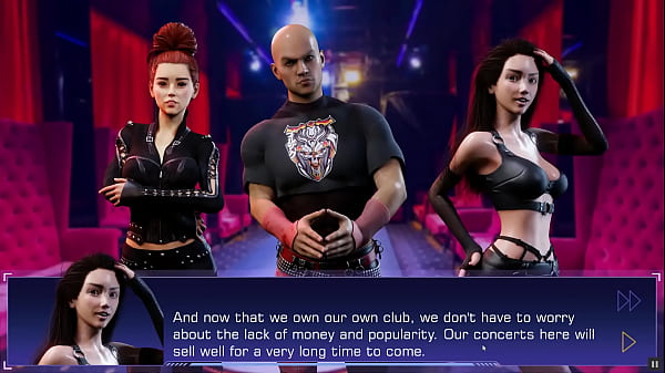 HardRock Sex 3D [Guitar Hero Hentai Game Parody PornPlay ] Ep.4 Rockstar 3some Celebration With Lesbians