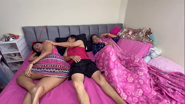 The Perverted Stepfather Screws His Busty Stepgirl And His Big-assed Missus