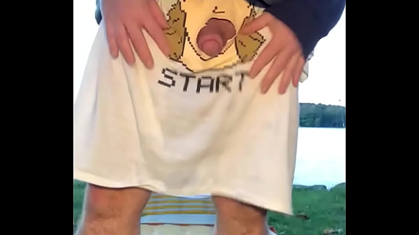 Aroused Joeyd Outdoors Drinking Shooting Water Out Of His Behind Queefing