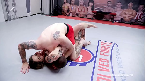 Exposed Mixed Wrestling As Vanessa Vegas Battles Cody Carter And Takes His Rod
