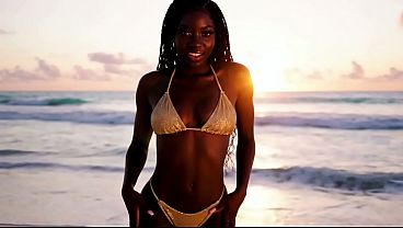 Samantha On Beach