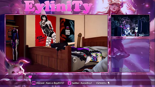 Eylinity Streaming Nympho [Twitch 3D Animation] Par Kani-e-boy