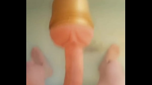 Plowing My Fleshlight With My Massive Cock