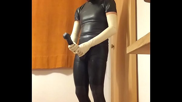Wearing DOUBLE Shaft Latex Sheat