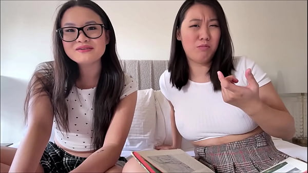 Asian Step Stepsisters Take Study Wreck - Uwu Tofu & Sakura - Family Therapy - Alex Adams