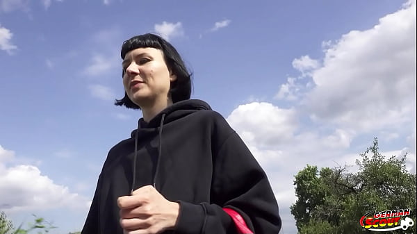 GERMAN SCOUT - Tall Skinny French Girl Delfine Dahlia Pickup And Talk To Casting Smash