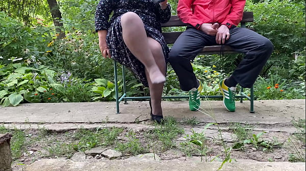 Dazzling MOMMY In Pantyhose Works Off A Huge Dick On Her Heels