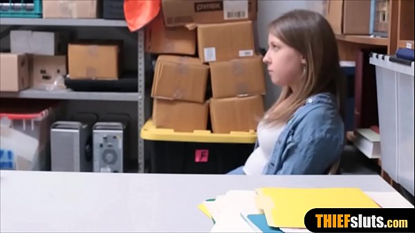 Little Buxom Young-babe Thief Chastise Stuffed By A LP Officer