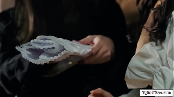 Tiny Boobs Tgirl Natalie Mars Backdoor Stretched By Snow White Girl