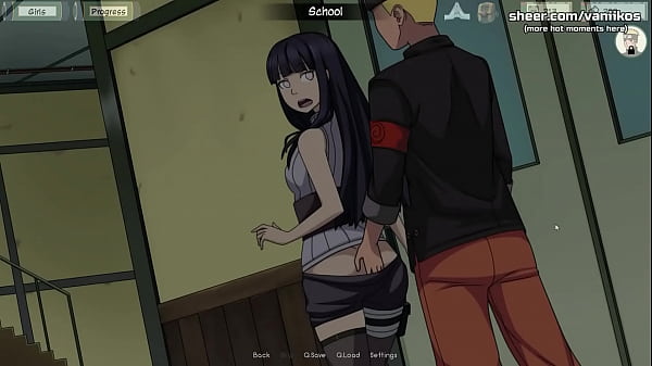 Naruto: Kunoichi Trainer | Busty Rack Cutie Hinata Hyuga Oral And Public Butt Fucking With Naruto In Classroom | Naruto Anime Hentai Porn Game | Part #4