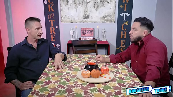 Besties Getting Their Tense Honeypots Plowed During Halloween