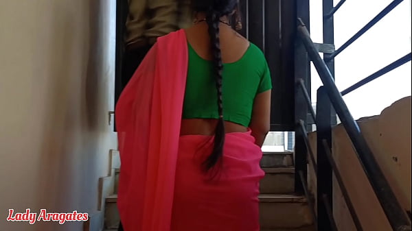 Nubile Desi Bhabhi Served The Landlord By Getting Her Slit And Behind Plowed