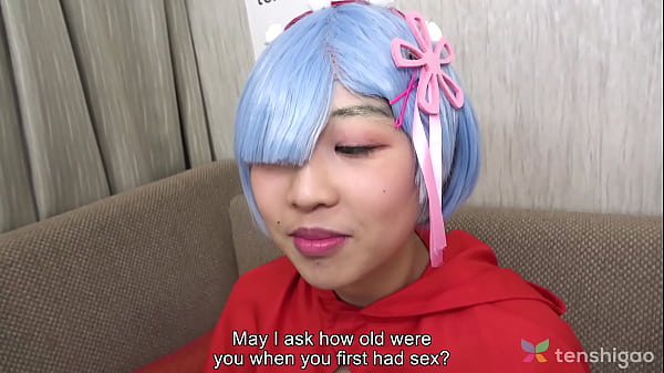 Japanese Riho In Her Favorite Anime Costume Comes To Interview With Us At Tenshigao - Pole Licking And Nut Worshipping Candid Couch Casting 4K [part 2]