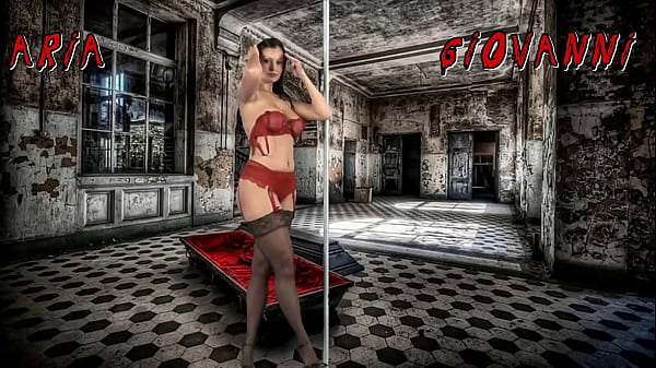 Aria Giovanni Wakes Up From Her Day Sleep. She Get Out Of Her Coffin Which Is In Transylvanian And Begins To Pole Dance For You Before She Go Out For A Bite To Eat.