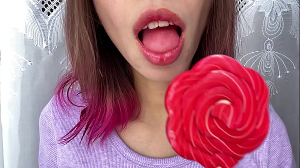Wicked Stepsibling Sucks A Lollipop And Parade Her Long Sultry Ravishing Muscle