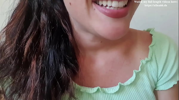 German Girflriend Slurps Your Huge Cock Scene Play JOI (GERMAN NAUGHTY TALK)
