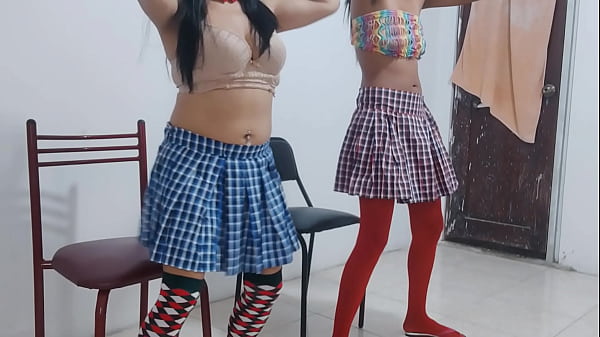 Sexual And Provocative Dance At My Dark-Haired Stepsister's House. We're Sultry Whores