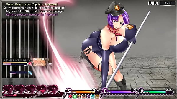 Karryn's Prison [PornPlay Hentai Game] Ep.8 The Monster Orc Fell In Crave With The Colossal Melons Warden Girl