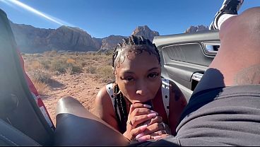 Pulled Over And Slut Slurped And Screwed Massive Prick
