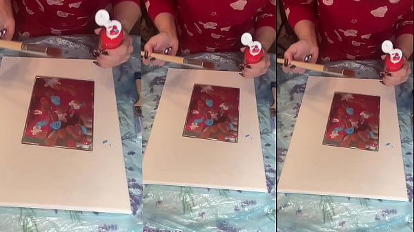 In Massive Eyeglasses ASMR Acrylic Art Bloom In The Mist Part 1