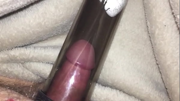 Fat Dude Handles Penis Plunge On Dainty Rod