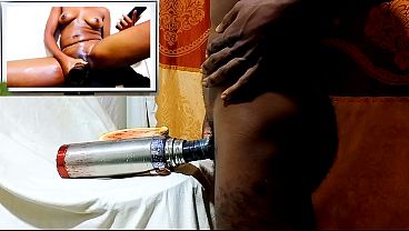 SOLO MALE SOLO PLAY WHILE WATCHING STEPSIS'S DRIPPING CUNT: Watch Mr. Rods3 Masturbating And Hammerring Bottle
