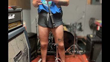 Punk Musician Tries To Beat Writer's Block With A Gigantic Nut!