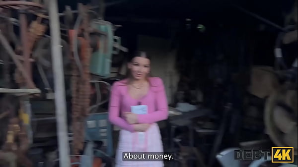 DEBT4k. Debt Collector Sneaked Into Arina Shy’s House And Roughly Plowed Her In The Backyard