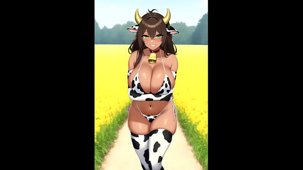 Cow Bikini Girs Ai Art Compilation 2