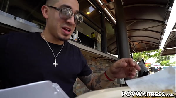 Shapely Waitress Keilani Kita Slammed By Happy Customer