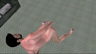 3D Gay Porn: Solo Muscle Alpha Fingers Snug Ass, Jiggles Throbbing Prick & Eats Sizzling Load
