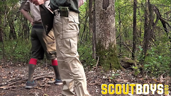 ScoutBoys - Hot Legrand Wolf Barebacks Darling Scout Ian Levine In Forest