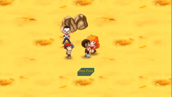 Bulma Adventure 4 - Mr.Satan Watches His Agent Miss Piiza(Pizza) Get Group Pounding At The Cell Games